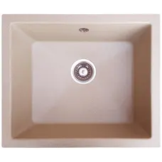 Гранітна кухонна мийка Valetti Europe модель №53 бежева 54*46