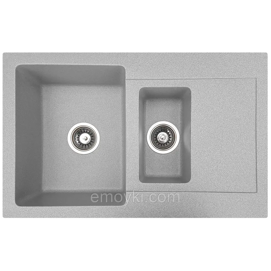 Кухонная гранитная мойка Valetti Europe модель №34 79 * 50 бежевая