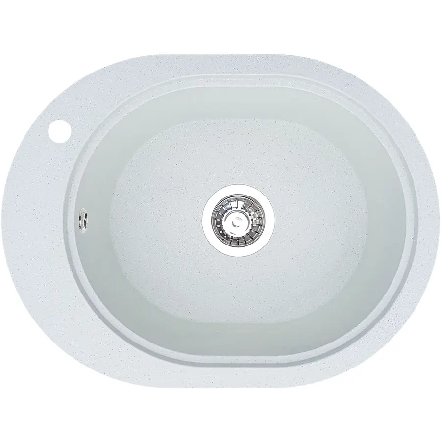 Гранитная кухонная мойка Valetti Europe модель №61 белая 56 * 43