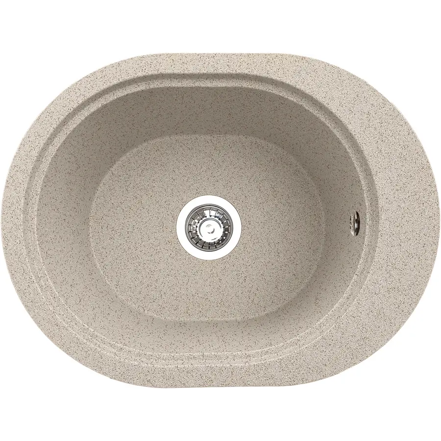 Гранитная кухонная мойка Valetti Europe модель №61 белая 56 * 43