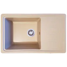 Гранітна кухонна мийка Valetti Europe модель №63 бежева 71*44