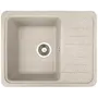 Гранитная кухонная мойка Valetti Ecoline модель №9 серая 57 * 46