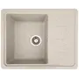 Гранітна кухонна мийка Valetti Europe модель №28 сіра 62*50