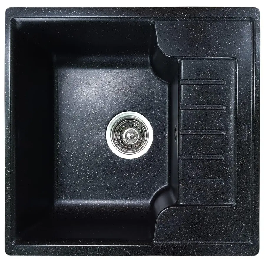 Кухонна мийка гранітна Valetti модель №71 біла 51*49