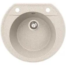 Гранітна кухонна раковина Valetti Premium модель №31 терра 53*49