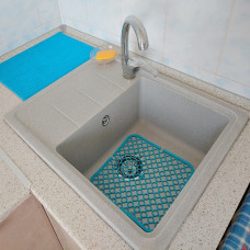 Гранітна кухонна мийка Valetti Europe модель №28 сіра 62*50