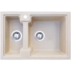 Гранітна кухонна мийка Valetti 43L 425х625 мм