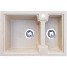 Гранітна кухонна мийка Valetti 43R 425х625 мм