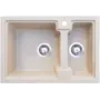 Гранітна кухонна мийка Valetti 43R 425х625 мм