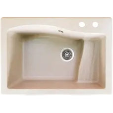 Гранітна кухонна мийка Valetti 70D 495х710 мм