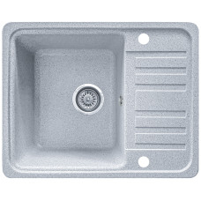 Гранітна кухонна мийка EcoLine 9D 570x460мм Сірий