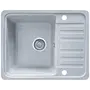 Гранітна кухонна мийка EcoLine 9D 570x460мм Сірий