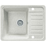 Гранітна кухонна мийка EcoLine 9D 570x460мм Сірий