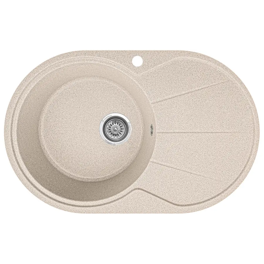 Гранітна кухонна мийка EcoLine 18R 775x495мм