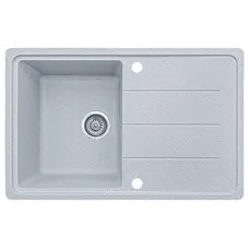 Гранітна кухонна мийка EcoLine 24D 780x500мм Сірий