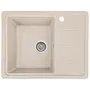 Гранітна кухонна мийка EcoLine 28R 620x500мм Терра