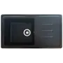 Гранитная мойка для кухни Valetti Europe модель №36 черная 78 * 44