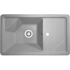 Гранітна кухонна мийка Valetti Europe модель №58 сіра 78*46