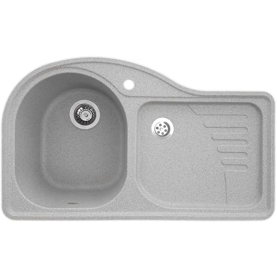 Кухонная гранитная мойка Valetti Europe модель №52 черная 84 * 51