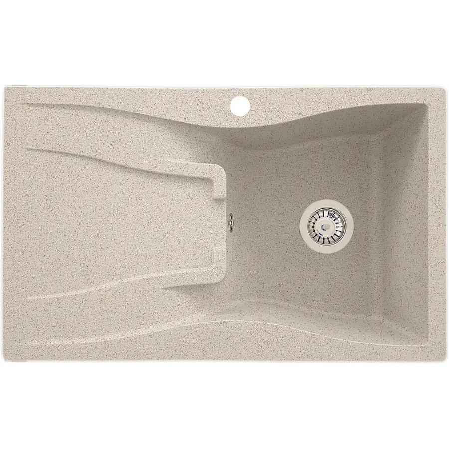 Гранитная кухонная мойка Valetti Europe модель №54 терра 79 * 50