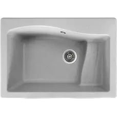 Гранітна кухонна мийка Valetti Europe модель №70 сіра 71*50