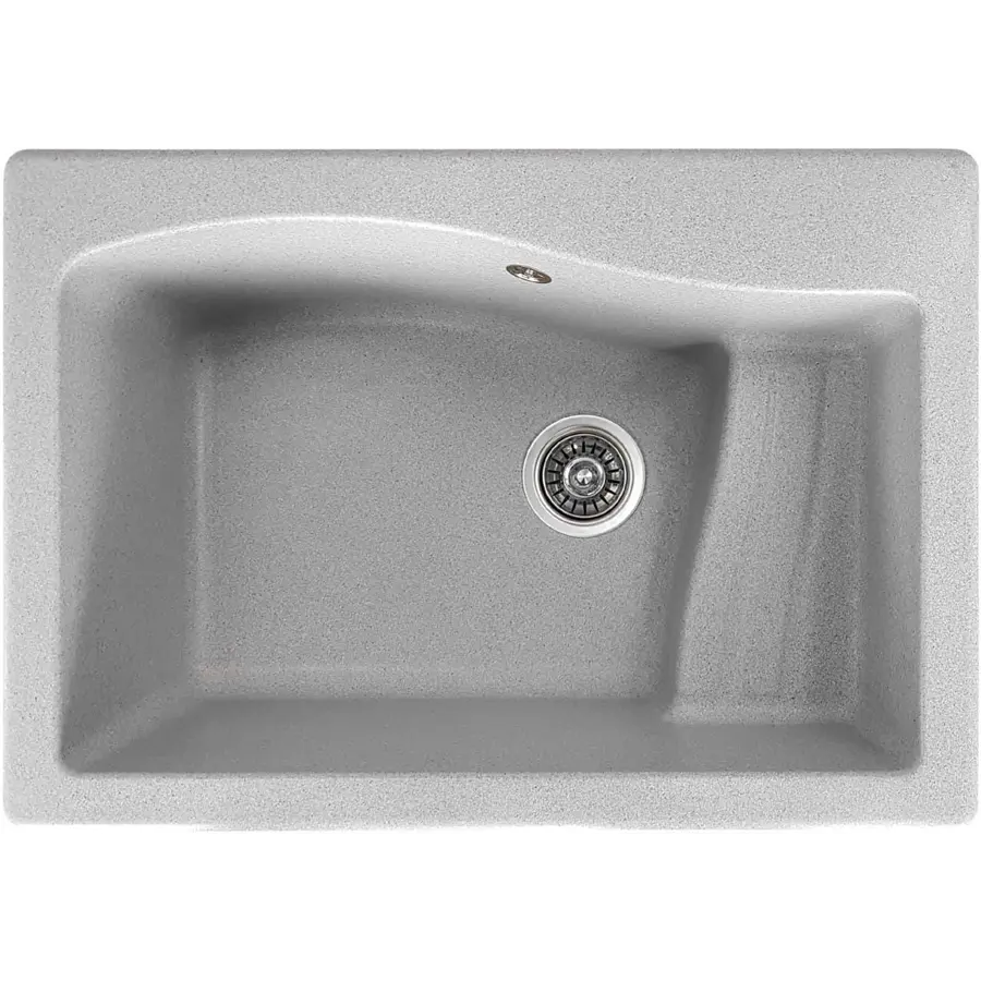 Гранитная кухонная мойка Valetti Europe модель №70 серая 71 * 50