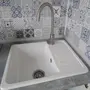 Гранитная кухонная мойка Valetti Europe модель №9 белый 57 * 46