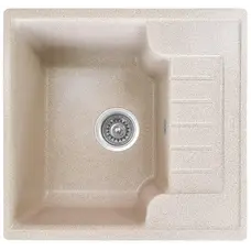 Гранітна кухонна мийка Valetti Europe модель №71 прямокутної форми. Колір бежевий.