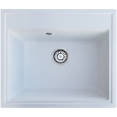 Гранітна кухонна мийка Valetti Euro модель №49 біла