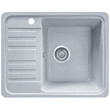 Гранітна кухонна мийка EcoLine 9L 570x460мм Сірий