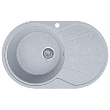 Гранітна кухонна мийка EcoLine 18R 775x495мм Сірий