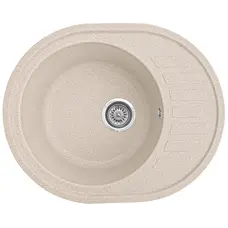 Гранітна кухонна мийка EcoLine 23N 610x500мм