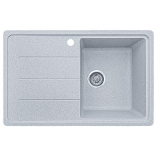 Гранітна кухонна мийка EcoLine 24L 780x500мм Сірий
