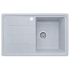 Гранітна кухонна мийка EcoLine 24L 780x500мм Сірий