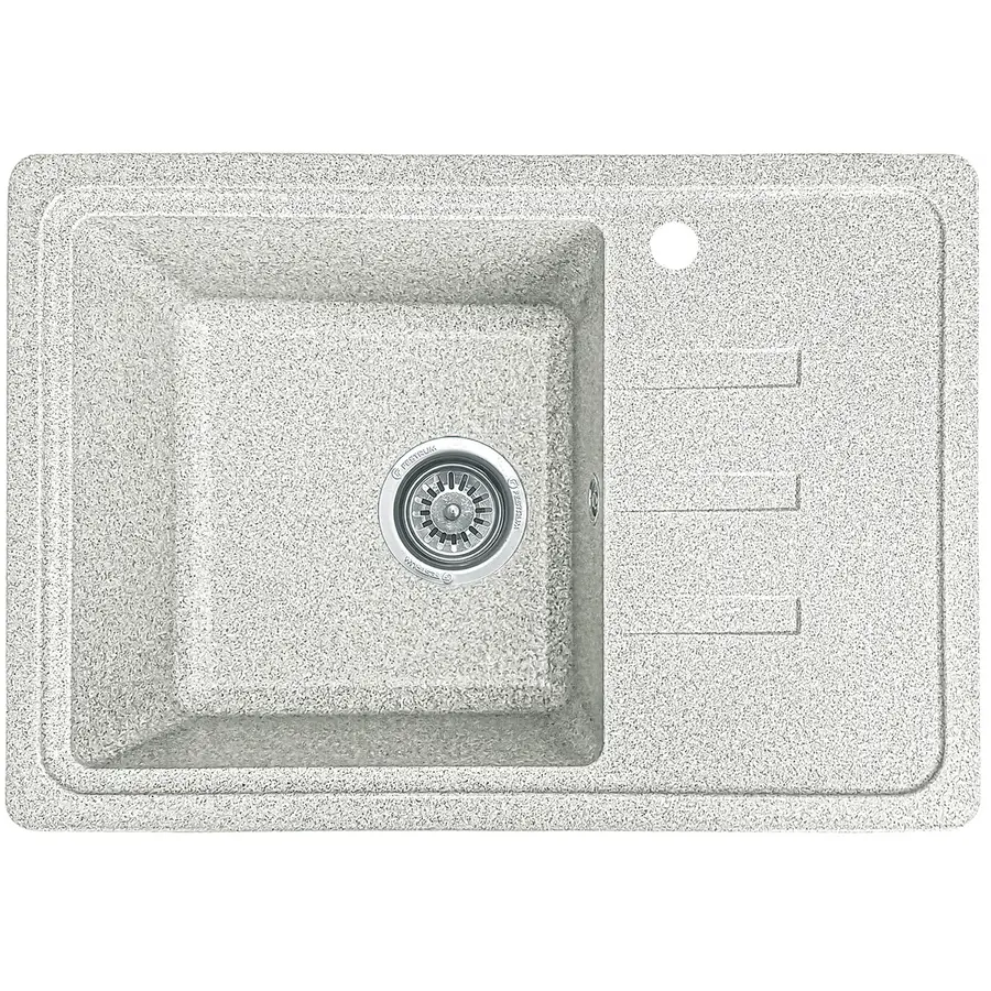 Гранітна кухонна мийка Valetti 35R 620x435мм Чорний