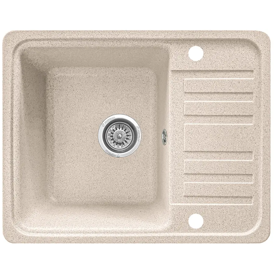 Гранітна кухонна мийка Valetti 9R 570x460мм Бежевий