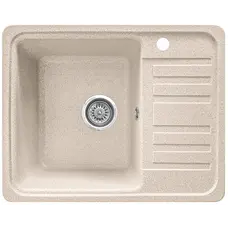 Гранітна кухонна мийка Valetti 9R 570x460мм Бежевий