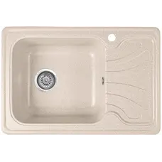 Гранітна кухонна мийка Valetti 10R 640x440мм Бежевий
