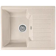 Гранітна кухонна мийка Valetti 12N 610x500 мм Бежевий