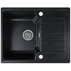 Гранітна кухонна мийка Valetti 12D 610x500мм Чорний