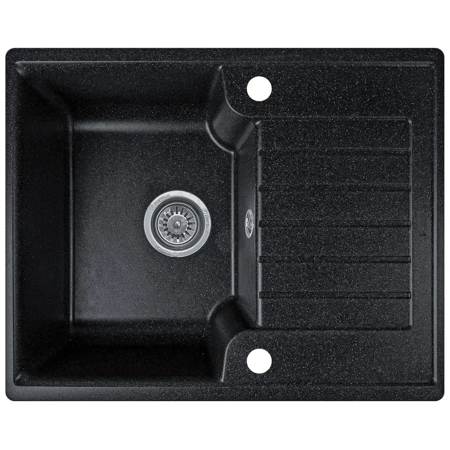 Гранітна кухонна мийка Valetti 12D 610x500мм Чорний