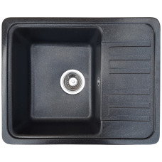 Гранітна кухонна мийка Valetti Europe модель №9 чорний 57*46
