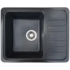 Гранітна кухонна мийка Valetti Europe модель №9 чорний 57*46
