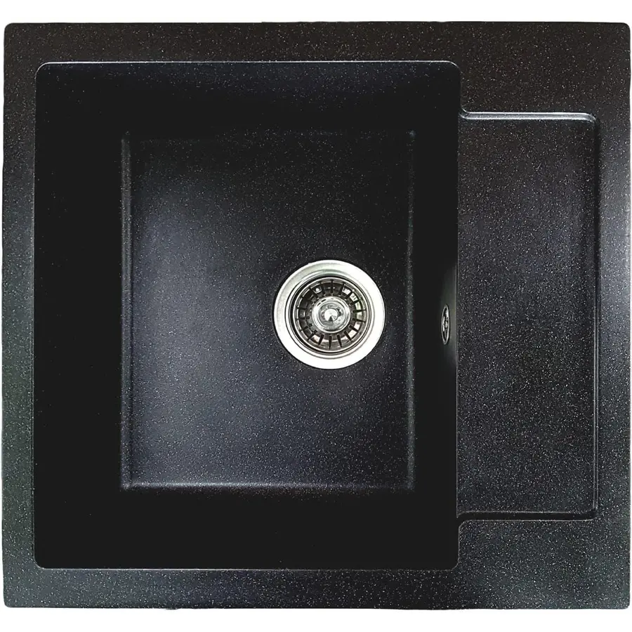 Гранитная кухонная мойка Valetti Europe модель №69 прямоугольной формы. Цвет: Терра (песочный).