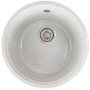 Кухонна мийка з граніту Valetti EcoLine модель №77 бежева 425 мм