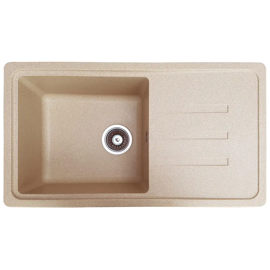 Гранітна кухонна мийка Valetti 36N 435х780 мм