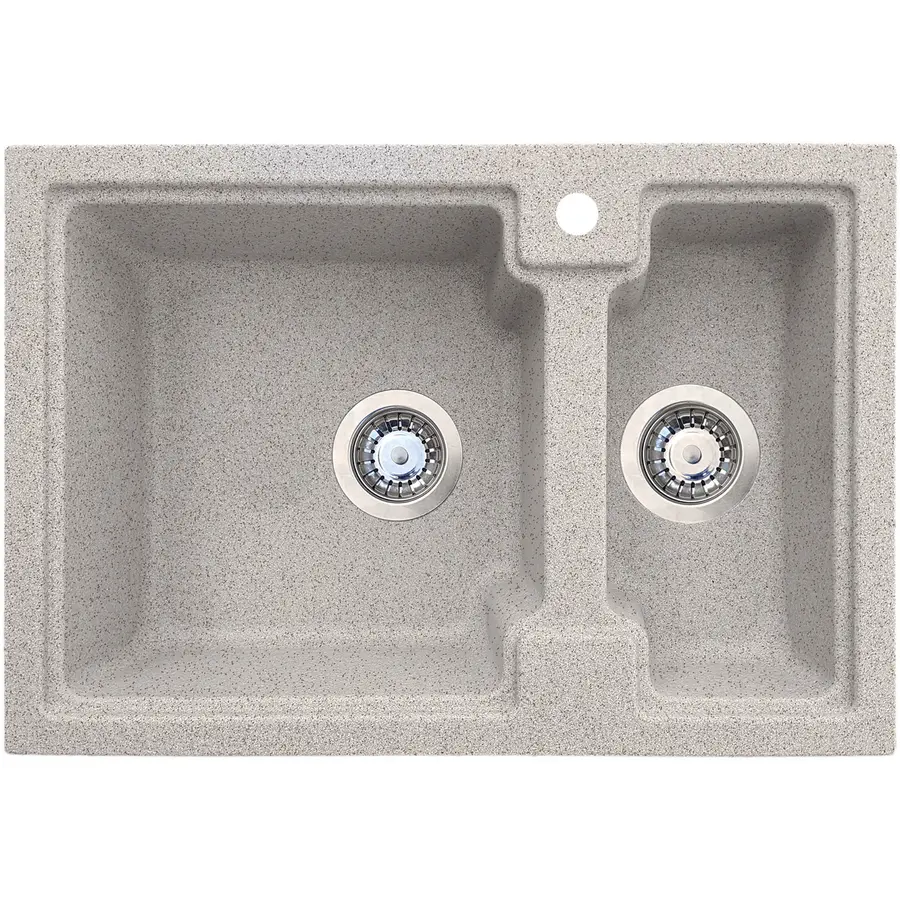Гранітна кухонна мийка Valeti 43R 425 x625 мм
