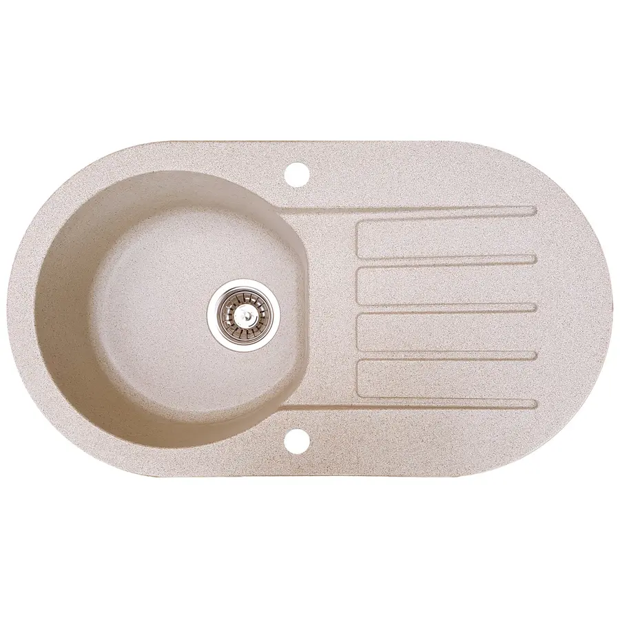 Гранітна кухонна мийка Valetti 67D 430х770 мм