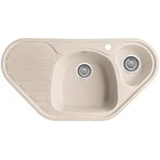 Гранітна кухонна мийка EcoLine 20R 950x500мм