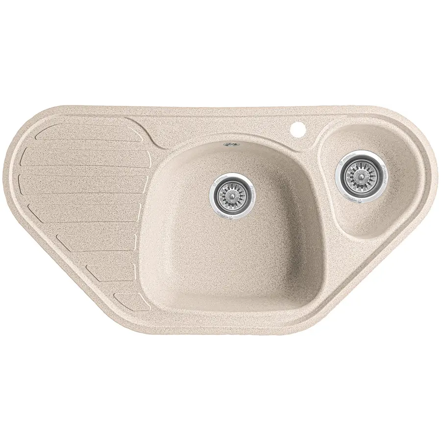 Гранітна кухонна мийка EcoLine 20R 950x500мм